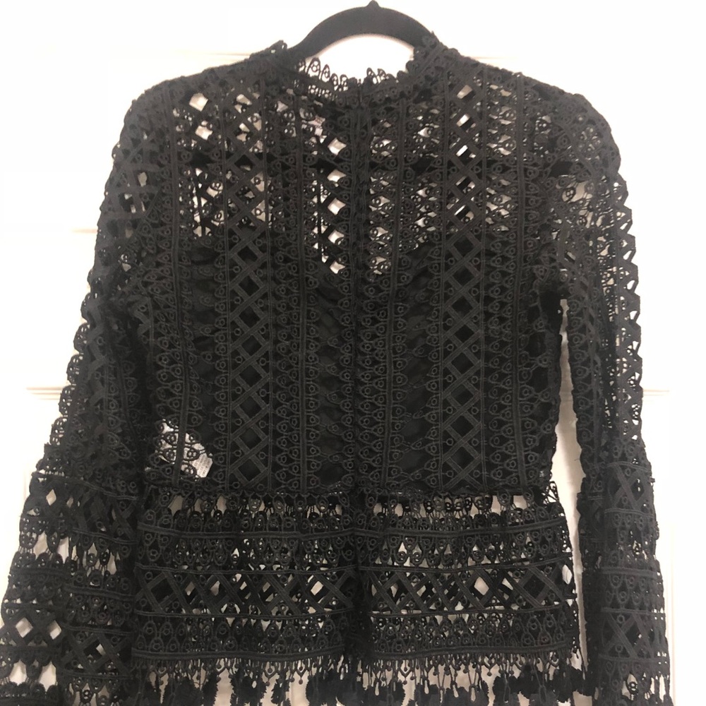 L’Atiste Black Lace Prinzezza Boutique blouse